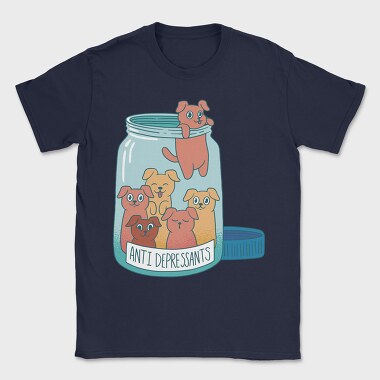 Antidepressants Dogs Jar, Tricou Barbati (Unisex)
