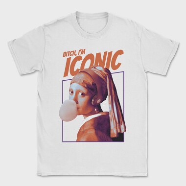 Art Pearl Girl Iconic, Tricou Barbati (Unisex)