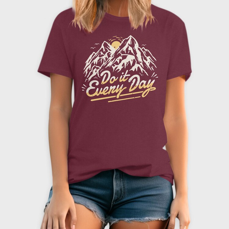 Mountain Quote, Tricou Barbati (Unisex)