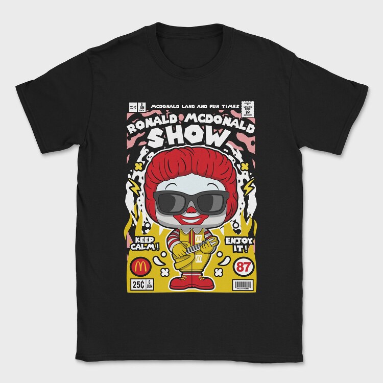 Ronald Mcdonald, Tricou Barbati (Unisex)