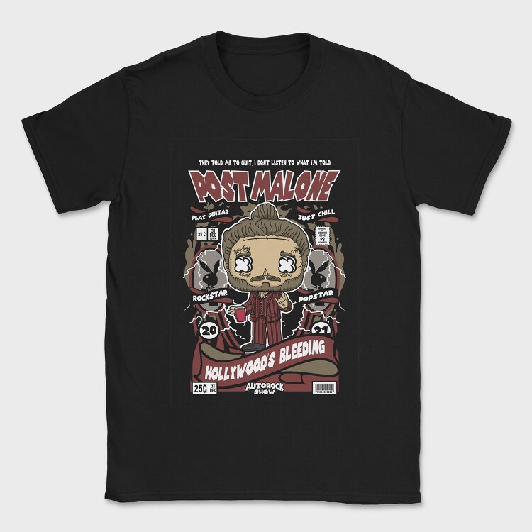 Post Malone, Tricou Barbati (Unisex)