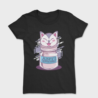 Antidepressant Cat, Tricou Femei