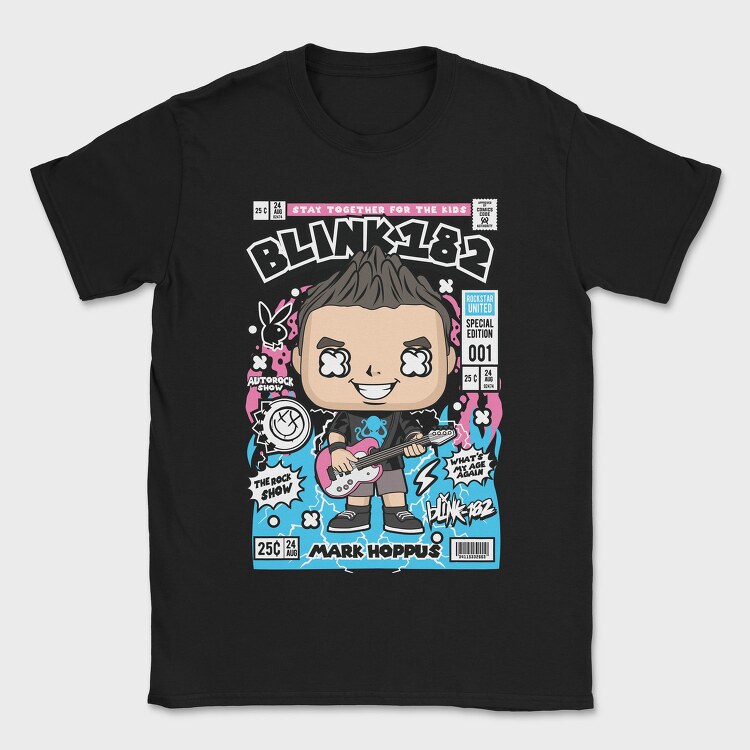 Mark Hoppus Blink 182, Tricou Barbati (Unisex)