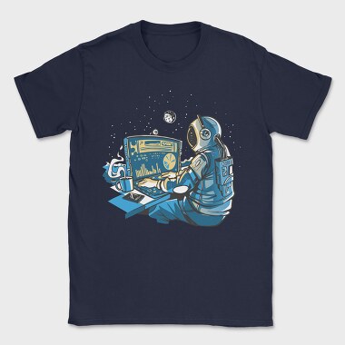Astronaut Computer, Tricou Barbati (Unisex)