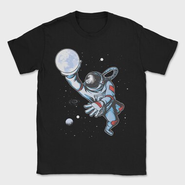Astronaut Moon Basket, Tricou Barbati (Unisex)