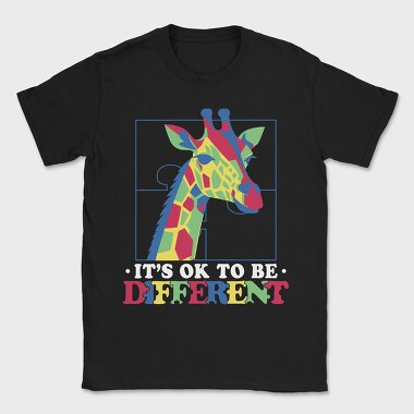 Autism Giraffe, Tricou Barbati (Unisex)