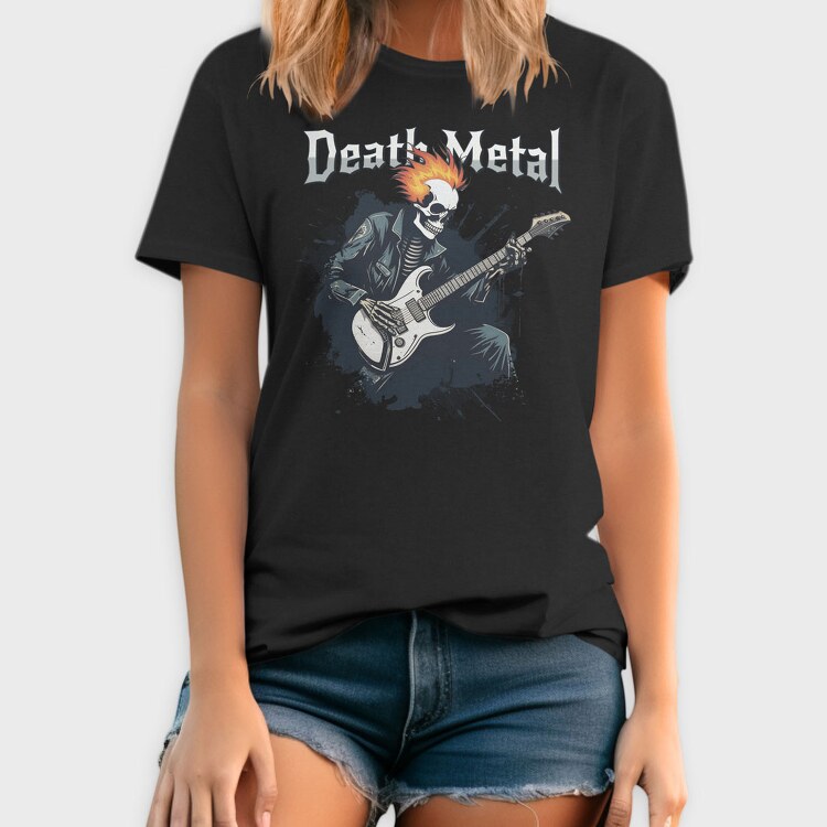 Rocking Skeleton Death Metal, Tricou Barbati (Unisex)