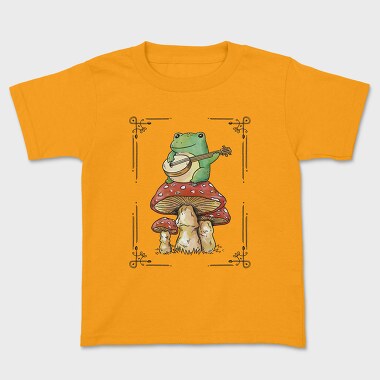 Banjo Frog on a Mushroom, Tricou Copii