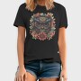 Owl Flowers Skull, Tricou Barbati (Unisex)