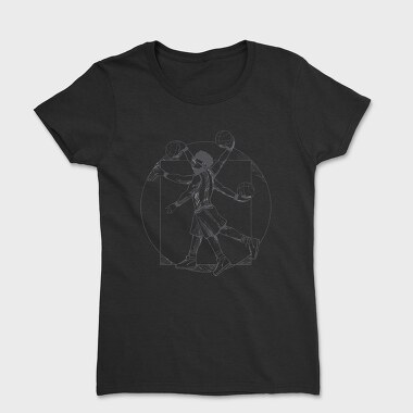 Basketball Vitruvian Man, Tricou Femei