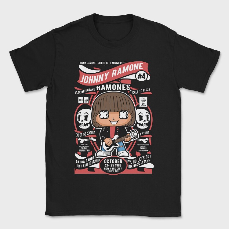 Johnny Ramone, Tricou Barbati (Unisex)