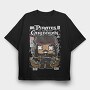 Jack Sparrow Pirates Of The Caribbean, Tricou Oversize Barbati (Unisex)