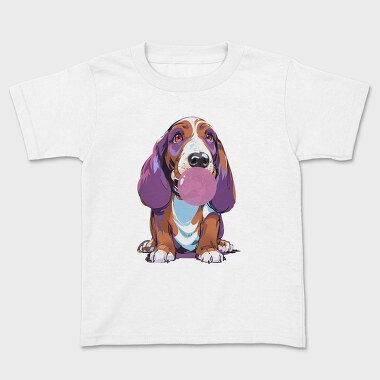 Bassethoundbubblegum, Tricou Copii