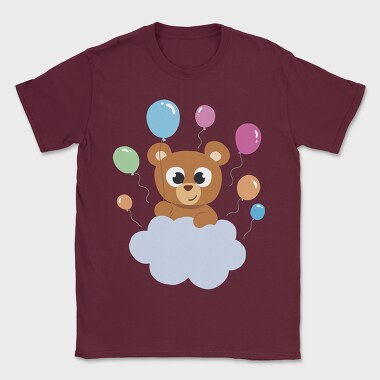 Bear on the Cloud, Tricou Barbati (Unisex)
