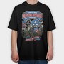 Captain America Motorcycle, Tricou Oversize Barbati (Unisex)