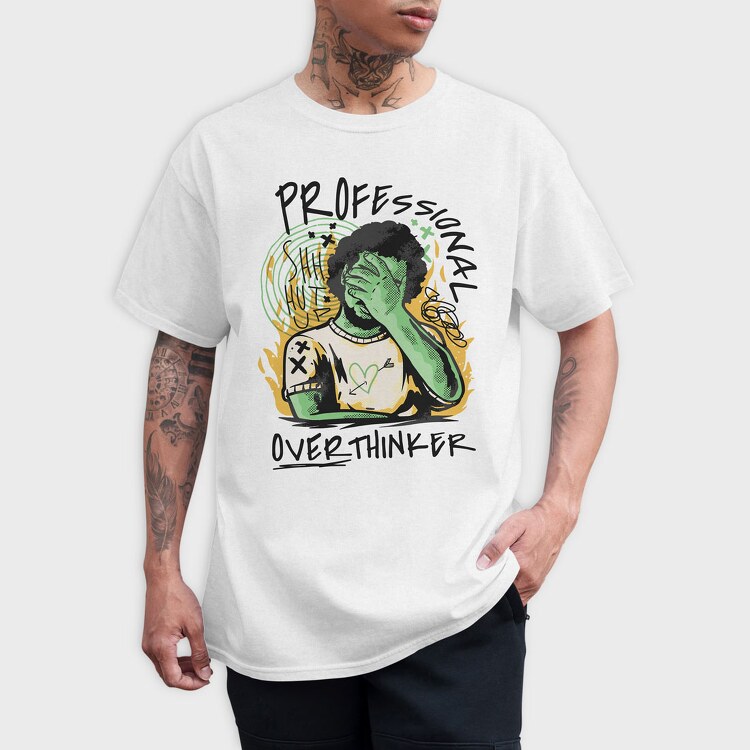 Professional Overthinker, Tricou Barbati (Unisex)