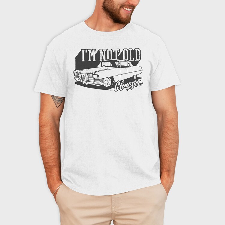 Not Old Classic Car, Tricou Barbati (Unisex)