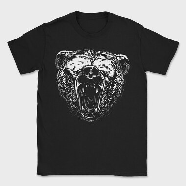 Bear White, Tricou Barbati (Unisex)