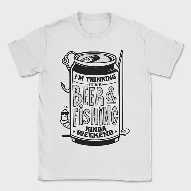 Beer and Fishing, Tricou Barbati (Unisex)