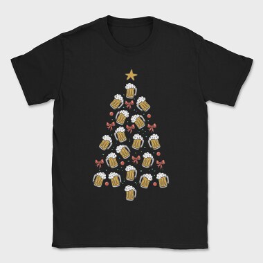 Beer Christmas Tree, Tricou Barbati (Unisex)