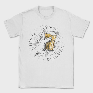 Beer Life Brewtiful, Tricou Barbati (Unisex)