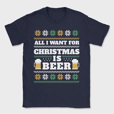 Beer Ugly Sweater 2, Tricou Barbati (Unisex)