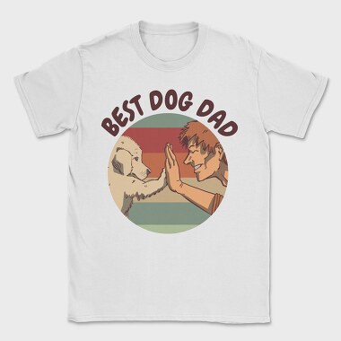 Best Dog Dad, Tricou Barbati (Unisex)