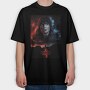 Vintage Halftone, Tricou Oversize Barbati (Unisex)