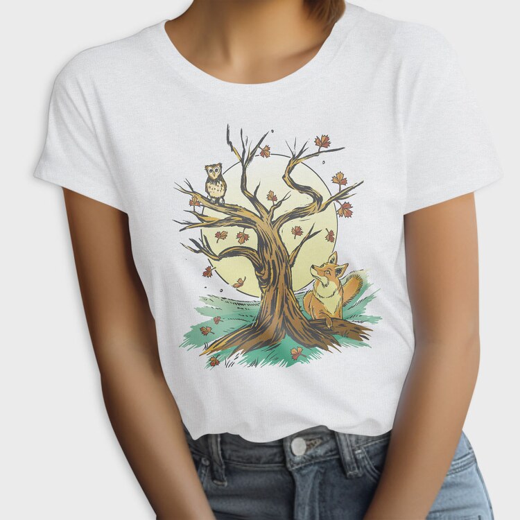 Owl Fox Tree, Tricou Femei