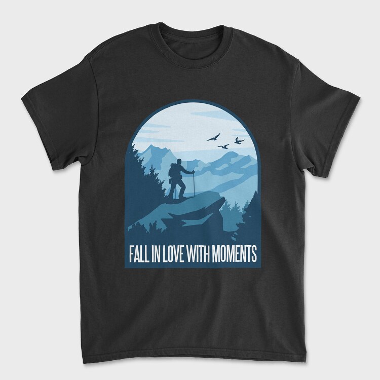 Fall In Love With Moments, Tricou Barbati (Unisex)