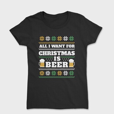 Beer Ugly Sweater 2, Tricou Femei