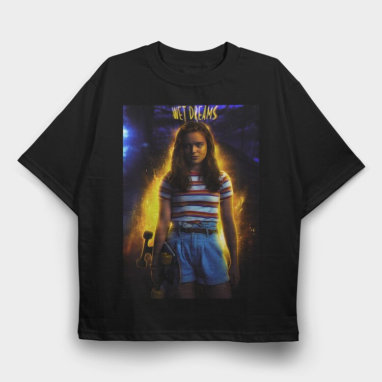 Wet Dreams Halftone, Tricou Oversize Barbati (Unisex)