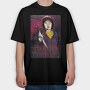 Stranger Things Roses Floral, Tricou Oversize Barbati (Unisex)
