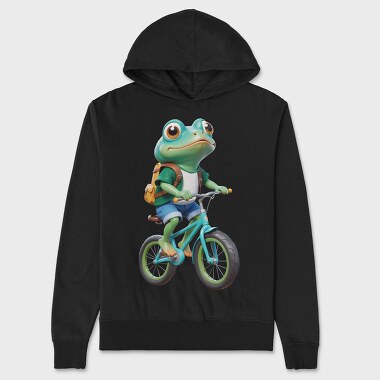 Bicycle Frog, Hanorac Oversize Barbati (Unisex)