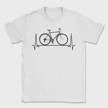 Bicycle Heartbeat, Tricou Barbati (Unisex)