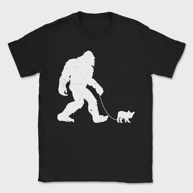 Bigfoot French Bulldog, Tricou Barbati (Unisex)