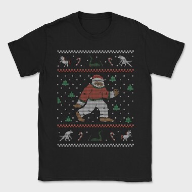 Bigfoot Ugly Sweater, Tricou Barbati (Unisex)