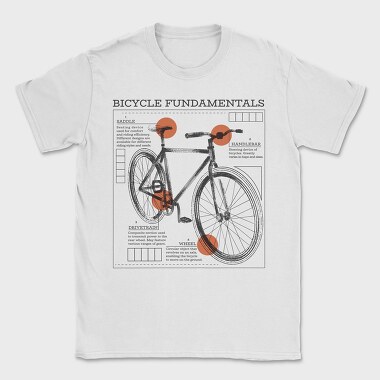 Bike Fundamentals, Tricou Barbati (Unisex)