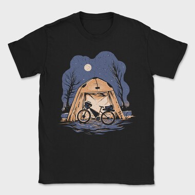Bike Packing Camping, Tricou Barbati (Unisex)