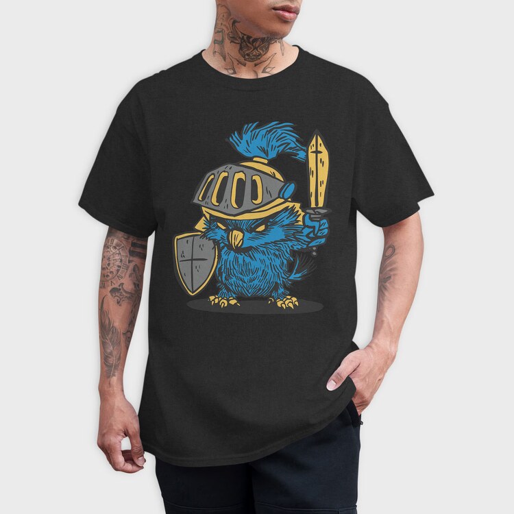 Owl Knight, Tricou Barbati (Unisex)