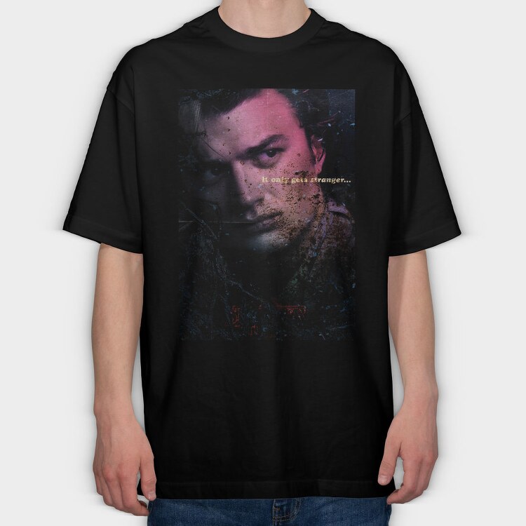 Strangers Whisper, Tricou Oversize Barbati (Unisex)