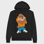 Cartoon Retro Tazmania 3, Hanorac Oversize Barbati (Unisex)