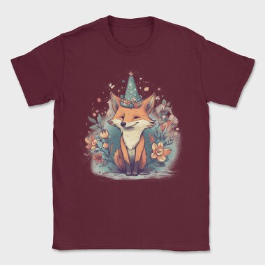 Birthday Fox, Tricou Barbati (Unisex)