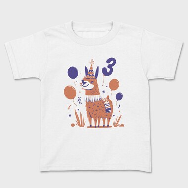 Birthday Llama, Tricou Copii