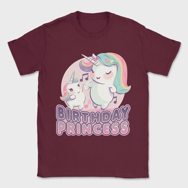 Birthday Princess Unicorns, Tricou Barbati (Unisex)