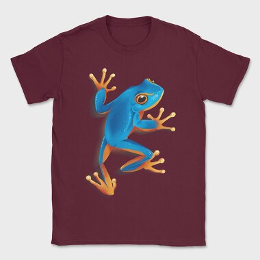 Blue Frog Realistic, Tricou Barbati (Unisex)