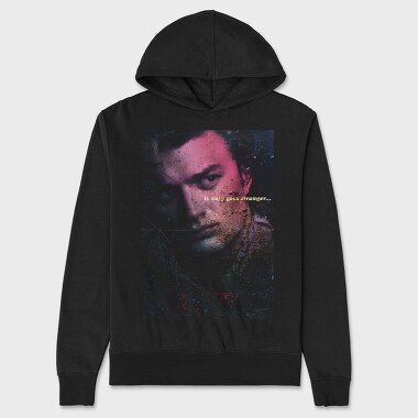 Strangers Whisper, Hanorac Oversize Barbati (Unisex)