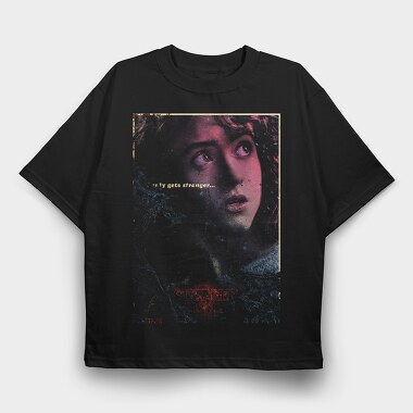 Strangerly Gets Stranger, Tricou Oversize Barbati (Unisex)