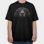 Bluetick Coonhound, Tricou Oversize Barbati (Unisex)