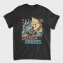 Catzilla vs Robot, Tricou Barbati (Unisex)